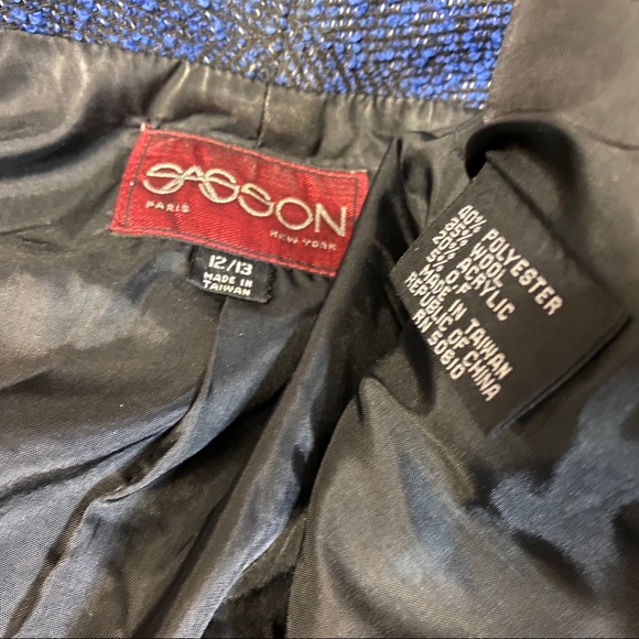 Sasson Blue & Black Jacket - Picture 8 of 10